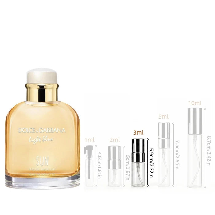 Dolce & Gabbana Light Blue Sun 3 ML Fragrance Decant Sample