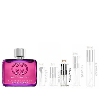 Gucci Guilty Elixir de Parfum pour Femme 3 ML Fragrance Decant Sample