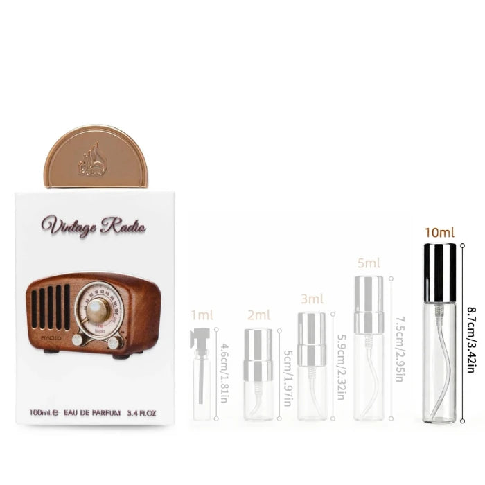 Lattafa Pride Vintage Radio 10 ML Fragrance Decant Sample
