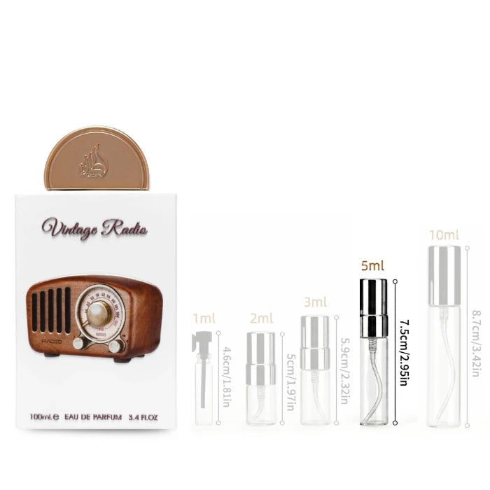 Lattafa Pride Vintage Radio 5 ML Fragrance Decant Sample