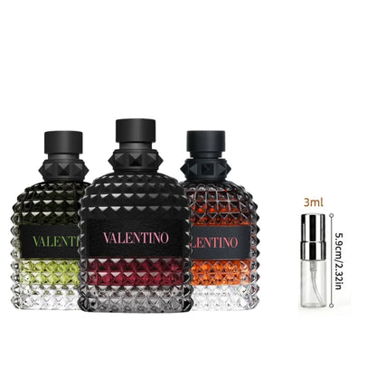 Valentino Uomo "Born in Roma" Fragrance Discovery Set 3 ML Fragrance Decant Sample
