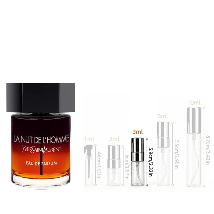 Yves Saint Laurent La Nuit De L'Homme EDP 3 ML Fragrance Decant Sample