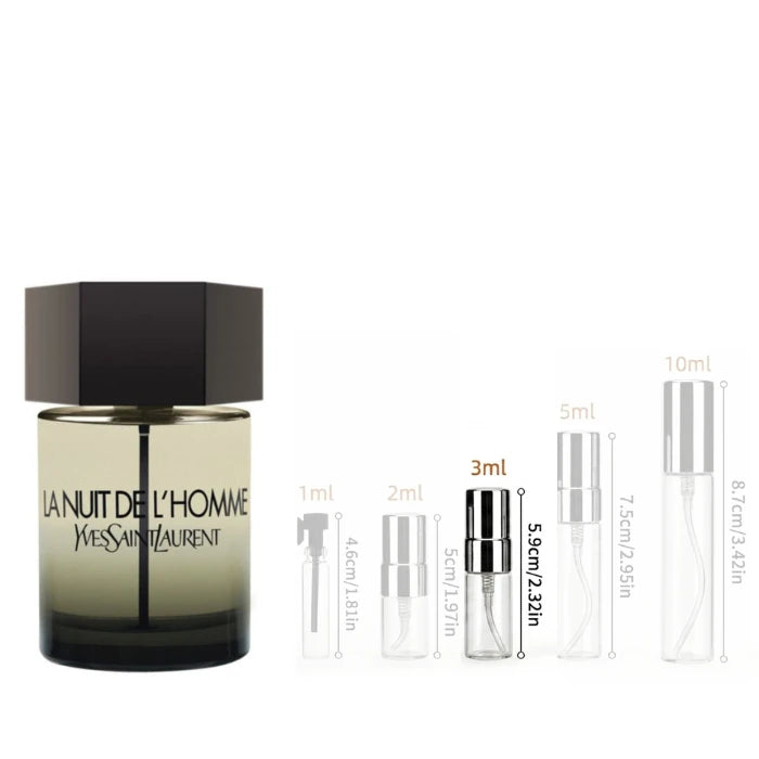 Yves Saint Laurent La Nuit De L'Homme EDT 3 ML Fragrance Decant Sample